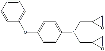 N,N-bis[(oxiran-2-yl)methyl]-4-phenoxyaniline Struktur