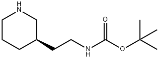 tert-butyl (R)-(2-(piperidin-3-yl)ethyl)carbamate Struktur