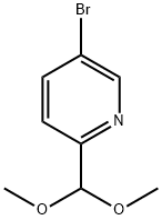 5-Bromo-2-(dimethoxymethyl)pyridine Struktur