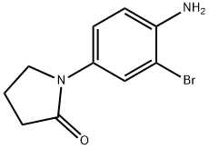 1-(4-amino-3-bromophenyl)pyrrolidin-2-one Structure