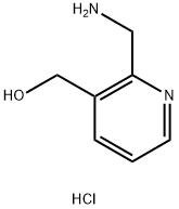 3-(HYDROXYMETHYL)-2-PYRIDINEMETHYLAMINE DIHYDROCHLORIDE Struktur