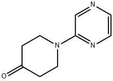 1-pyrazin-2-ylpiperidin-4-one Struktur