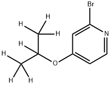 2-Bromo-4-(iso-propoxy-d7)-pyridine Struktur