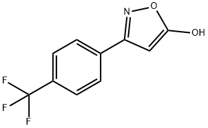 3-[4-(trifluoromethyl)phenyl]-1,2-oxazol-5-ol Struktur