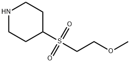 4-(2-Methoxy-ethanesulfonyl)-piperidine Struktur