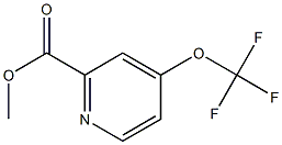 methyl 4-(trifluoromethoxy)picolinate Struktur