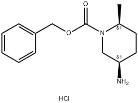 benzyl(2S,5R)-5-amino-2-methylpiperidine-1-carboxylate Struktur