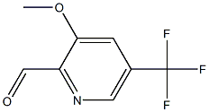 3-methoxy-5-(trifluoromethyl)picolinaldehyde Struktur