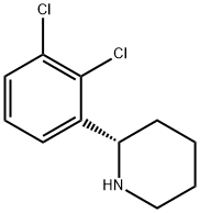 (2S)-2-(2,3-dichlorophenyl)piperidine Struktur