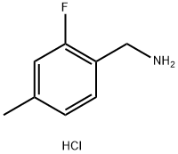 (2-fluoro-4-methylphenyl)methanamine hydrochloride Struktur