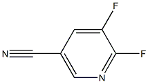 5,6-difluoronicotinonitrile Struktur