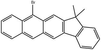 11-bromo-13,13-dimethyl-13H-indeno[1,2-b]anthracene Struktur