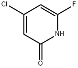 4-Chloro-2-fluoro-6-hydroxypyridine Struktur