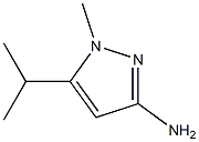 5-isopropyl-1-methyl-1H-pyrazol-3-amine Struktur