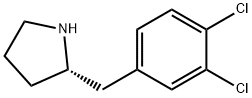 (S)-2-(3,4-dichlorobenzyl)pyrrolidine Struktur