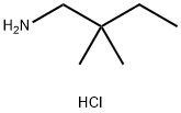 2,2-dimethylbutan-1-amine hydrochloride Struktur