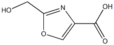 2-(HYDROXYMETHYL)-1,3-OXAZOLE-4-CARBOXYLIC ACID Struktur