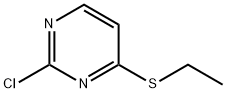 2-chloro-4-(ethylsulfanyl)pyrimidine Struktur