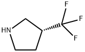 (3R)-3-(trifluoromethyl)pyrrolidine Struktur