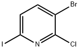 3-Bromo-2-chloro-6-iodo-pyridine Struktur