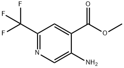 5-Amino-2-trifluoromethyl-isonicotinic acid methyl ester Struktur