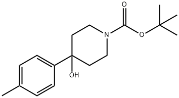 1-Boc-4-hydroxy-4-(4-methylphenyl)piperidine Struktur