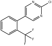 2-CHLORO-5-(2-TRIFLUOROMETHYLPHENYL)PYRIMIDINE Struktur