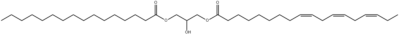 1-Palmitoyl-3-Linolenoyl-rac-glycerol Struktur