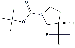 tert-butyl (S)-3,3-difluoro-1,6-diazaspiro[3.4]octane-6-carboxylate Struktur