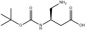 N-Boc-4-amino-L-homoalanine Struktur