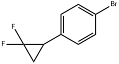 1-bromo-4-(2,2-difluorocyclopropyl)benzene Struktur