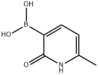 2-Hydroxy-6-methylpyridine-3-boronic Acid Struktur