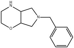 6-benzyloctahydropyrrolo[3,4-b][1,4]oxazine Struktur