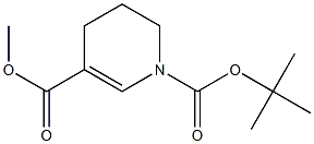 1-(tert-butyl) 3-methyl 5,6-dihydropyridine-1,3(4H)-dicarboxylate Struktur