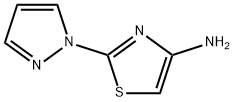 4-Amino-2-(1H-pyrazol-1-yl)thiazole Struktur