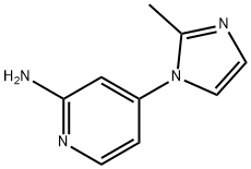 4-(2-METHYL-1H-IMIDAZOL-1-YL)PYRIDIN-2-AMINE Struktur