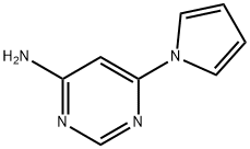 4-Amino-6-(1H-pyrrol-1-yl)pyrimidine Struktur