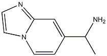 1-(imidazo[1,2-a]pyridin-7-yl)ethan-1-amine Struktur