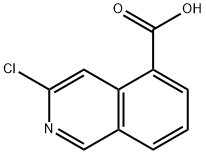 3-chloroisoquinoline-5-carboxylic acid Struktur