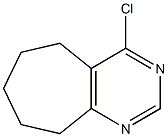 4-chloro-5H,6H,7H,8H,9H-cyclohepta[d]pyrimidine Struktur