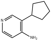 4-AMINO-3-CYCLOPENTYLPYRIDINE Struktur