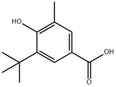 5-(TERT-BUTYL)-4-HYDROXY-M-TOLUIC ACID Struktur