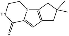 3,4,7,8-tetrahydro-7,7-dimethyl-2H-Cyclopenta[4,5]pyrrolo[1,2-a]pyrazin-1(6H)-one|7,7-二甲基-2,3,4,6,7,8-六氫-1H-環(huán)戊二烯并[4,5]吡咯并[1,2-A]吡嗪-1-酮