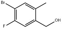 4-Bromo-5-fluoro-2-methylbenzyl alcohol Struktur