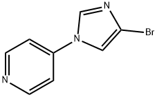 4-Bromo-1-(4-pyridyl)-1H-imidazole Struktur