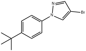 4-Bromo-1-(4-tert-butylphenyl)pyrazole Struktur