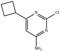 2-Chloro-4-amino-6-(cyclobutyl)pyrimidine Struktur