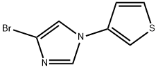 4-Bromo-1-(3-thienyl)-1H-imidazole Struktur