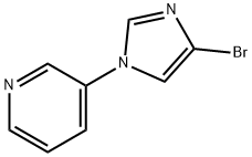 4-Bromo-1-(3-pyridyl)-1H-imidazole Struktur