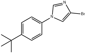 4-Bromo-1-(4-tert-butylphenyl)-1H-imidazole Struktur